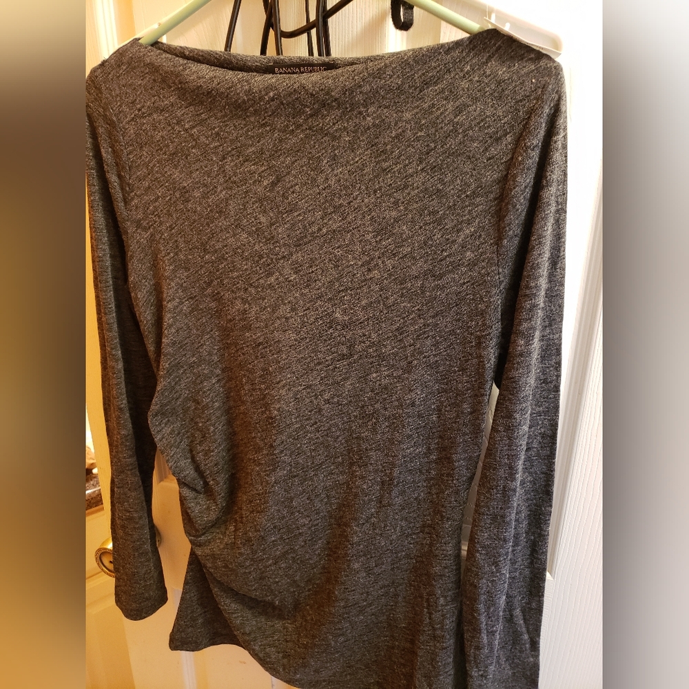 NWT Banana Republic boat-neck blouse